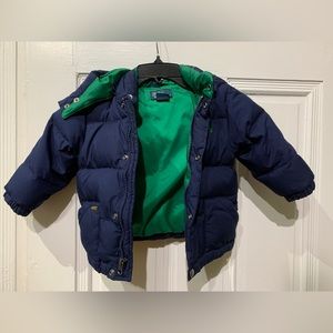 Toddler Polo Ralf Lauren Winter Puffer Down Jacket. Size: 24 month